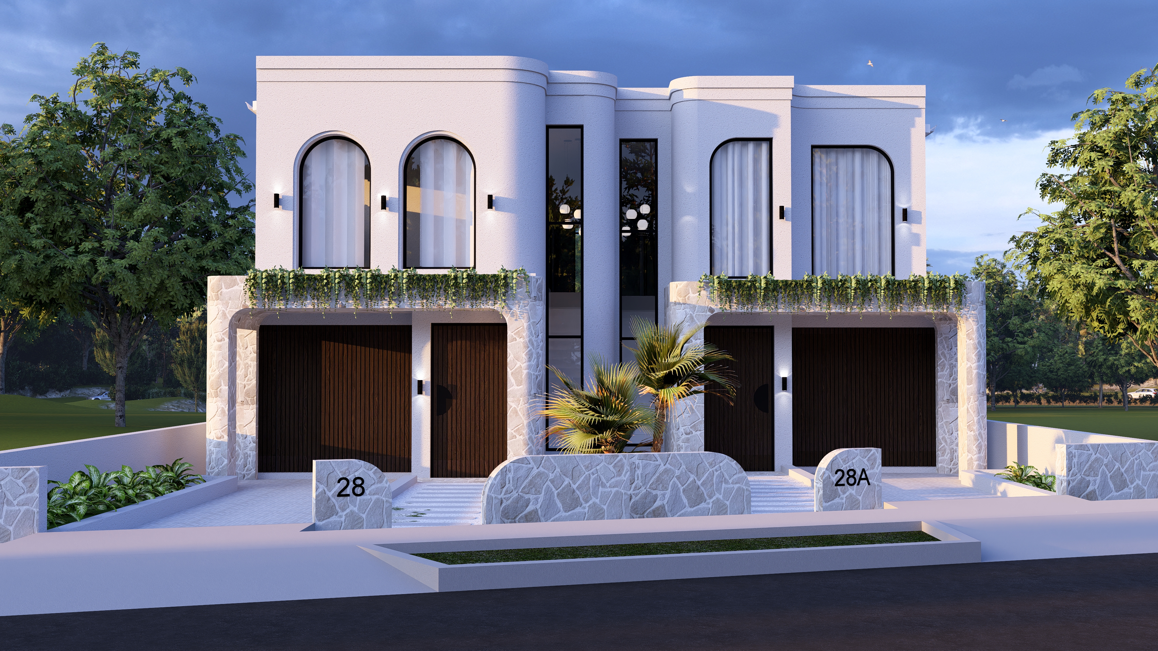 Duplex Modern – exterior 2